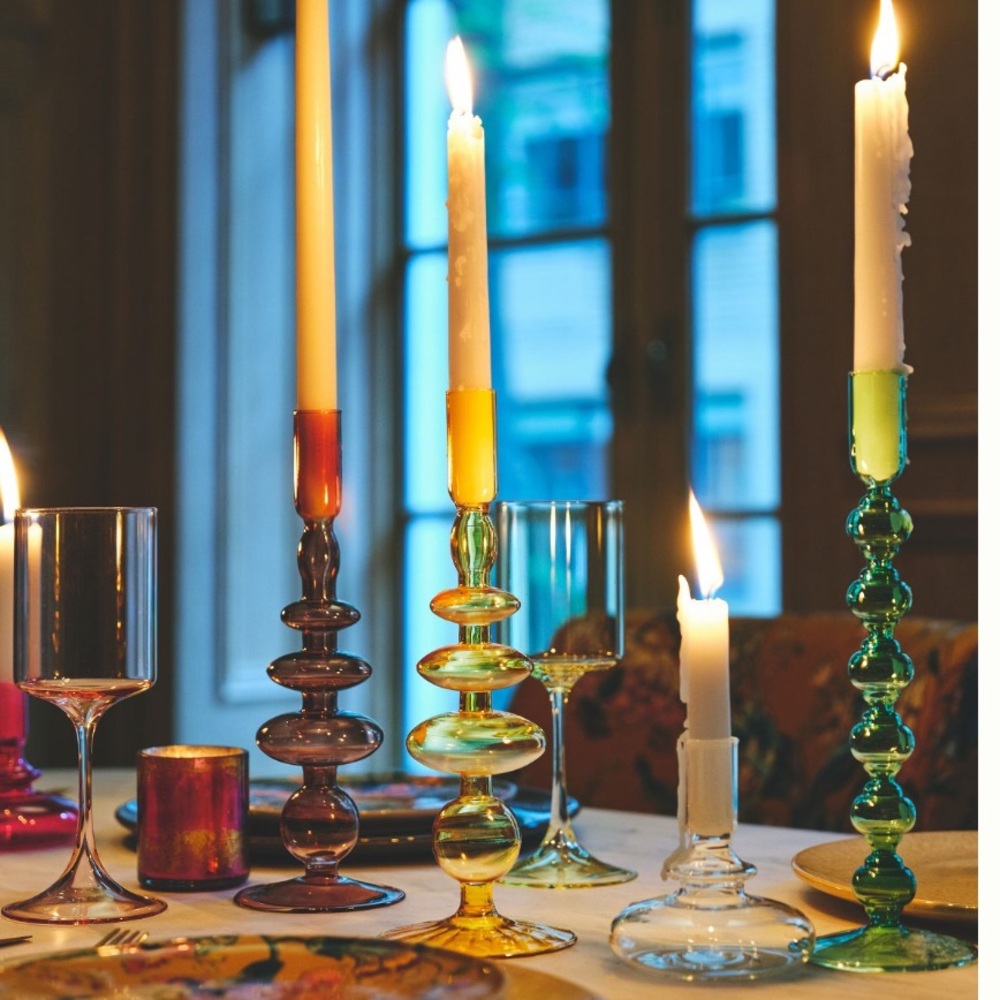 Red Burgundy 18” s/4 candles